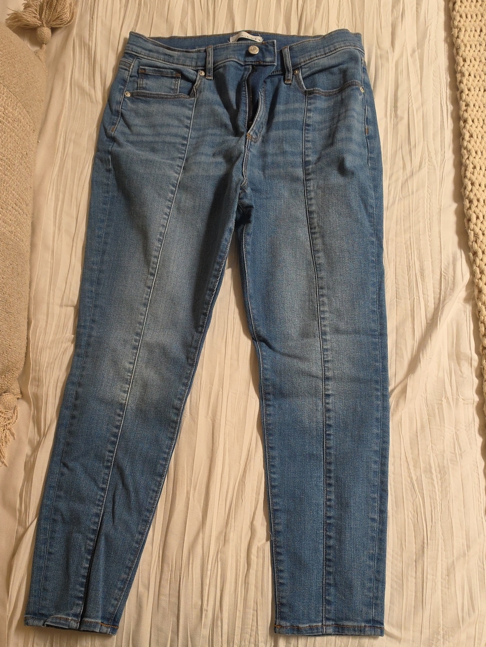 LOFT Women's Skinny Jeans in Medium Blue Wash